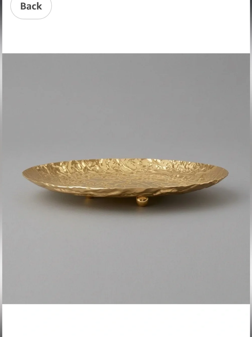 Target Gold Catch all tray dish jewelry makeup organizer